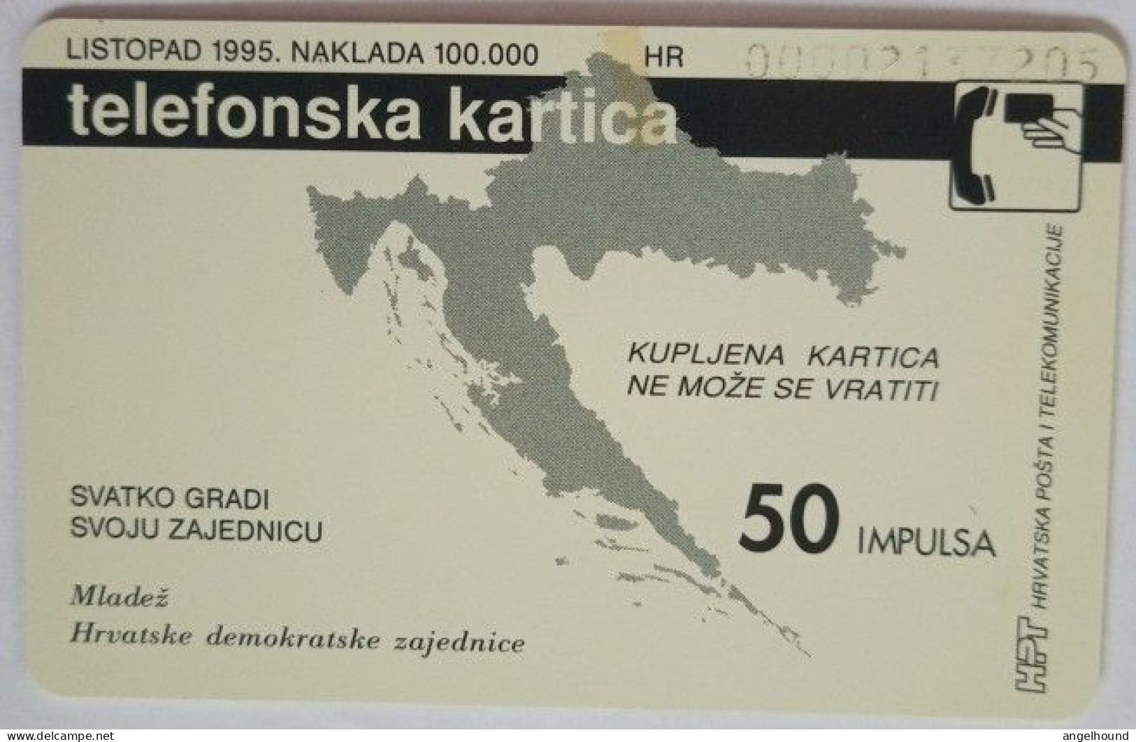 Croatia 50 Units Chip Card - Ribici - Croatie