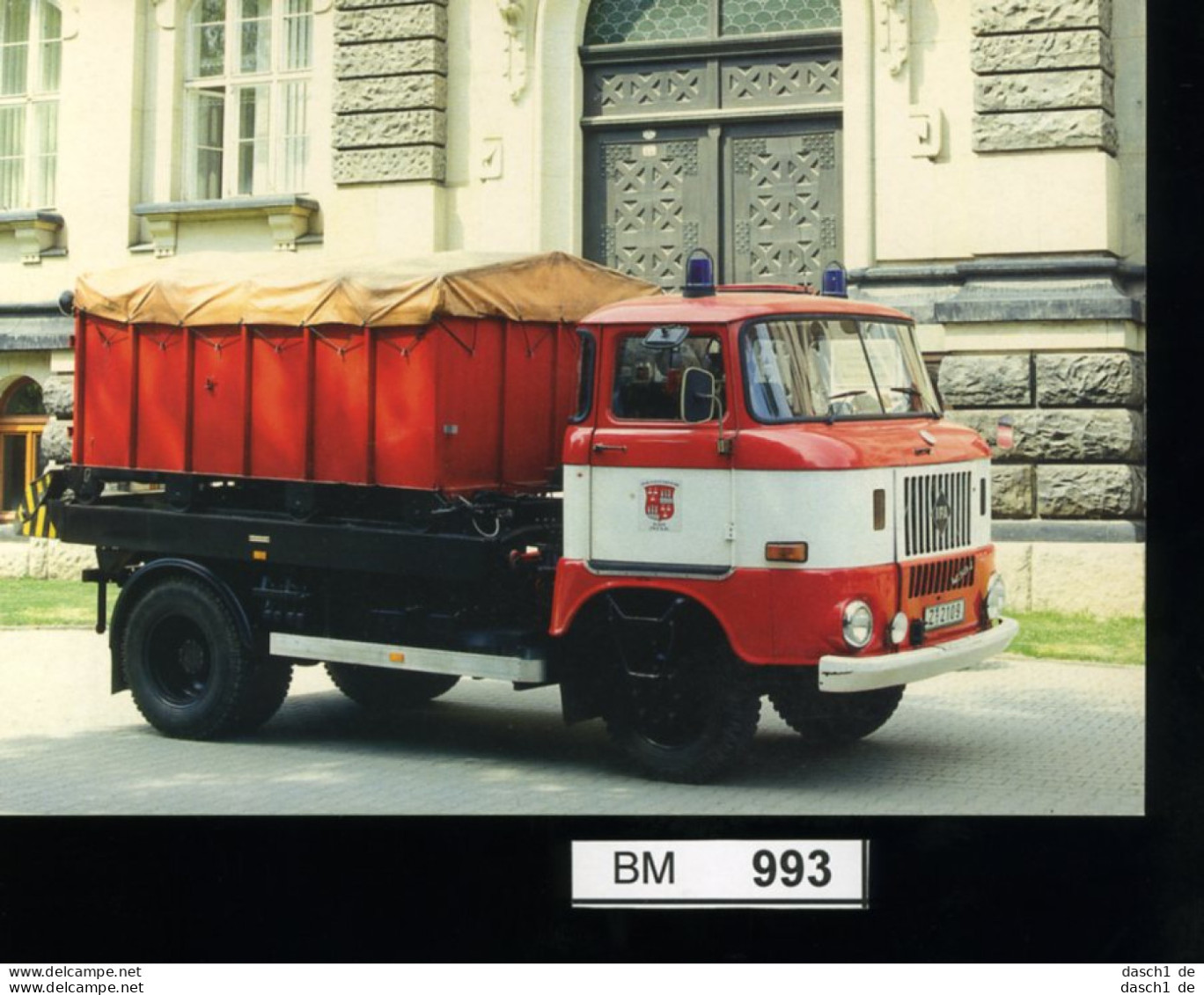 Feuerwehr, Bund - Sonderpostkarte Nicht Gelaufen - Schlauchwagen WLF-Schlauch, W 50 - Bombero