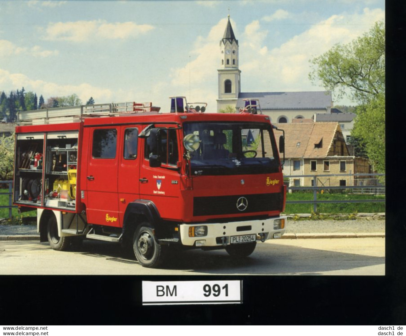 Feuerwehr, Bund - Sonderpostkarte Nicht Gelaufen - Löschfahrzeug LF 8/6 814 AF - Bombero