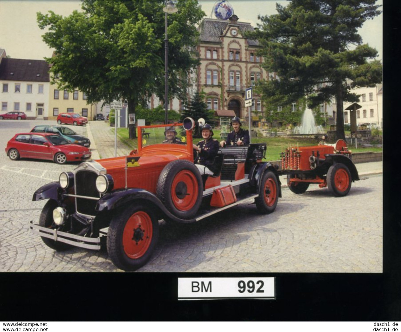 Feuerwehr, Bund - Sonderpostkarte Nicht Gelaufen - Traditionsfahrzeug Opel 16/60 - Feuerwehr