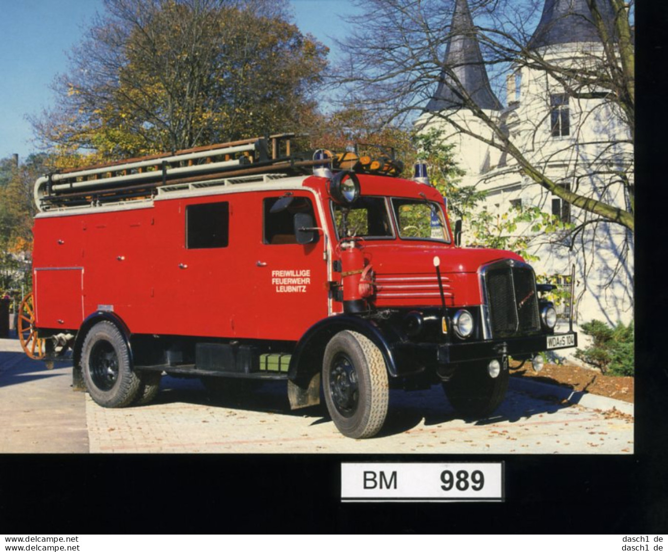 Feuerwehr, Bund - Sonderpostkarte Nicht Gelaufen - Tanklöschfahrzeug LF-16-TS 8 - Pompieri