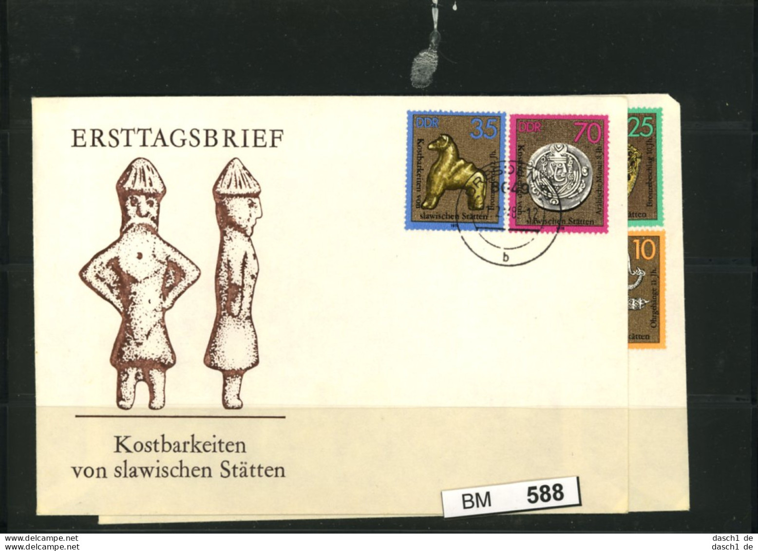 DDR, 2 Sonderbelege 1978 - Arqueología