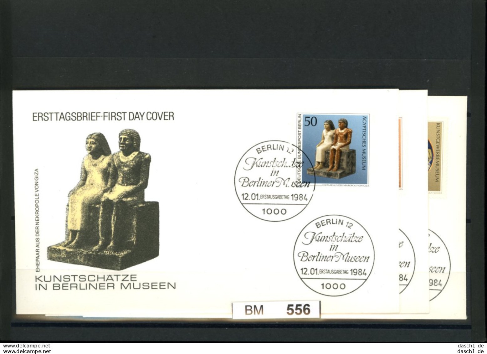 Berlin, 3 FDC 1984 - Arqueología