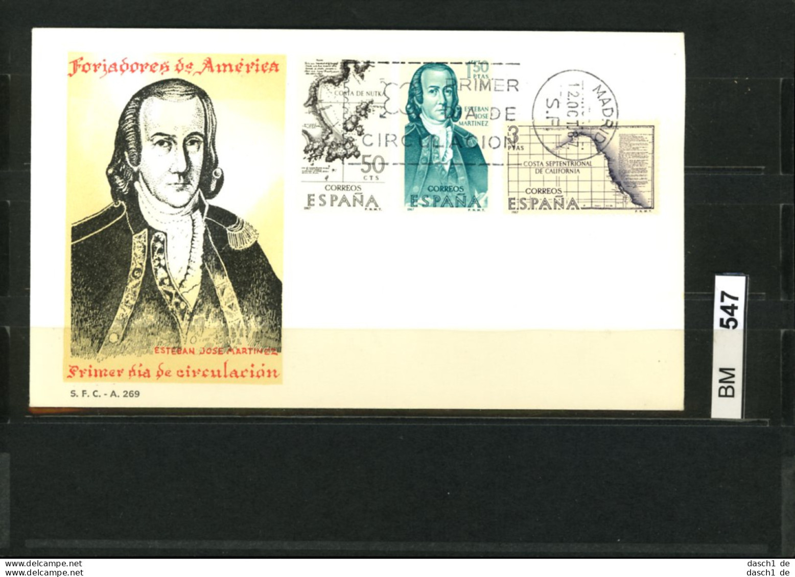 Spanien, FDC 1967 - FDC