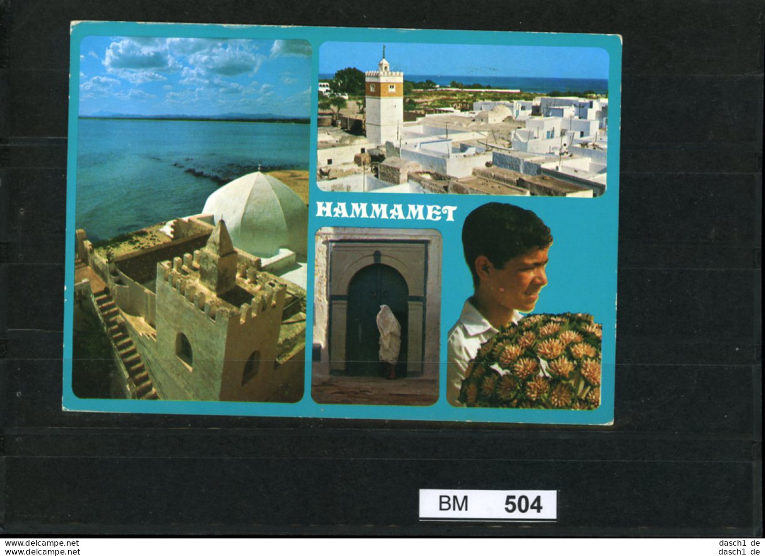 Tunesien, AK Hammamet Gelaufen 1990 - Tunesien (1956-...)