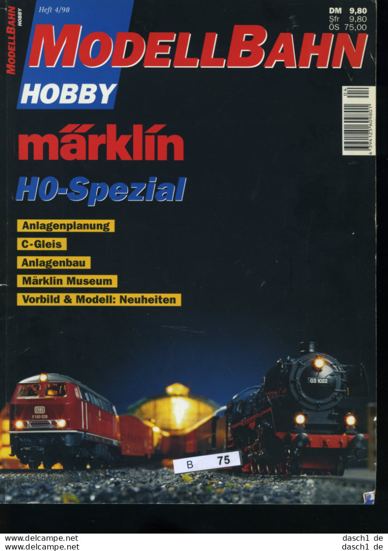 Modellbahn Hobby, Ausgabe 04-1998, B-075 - German