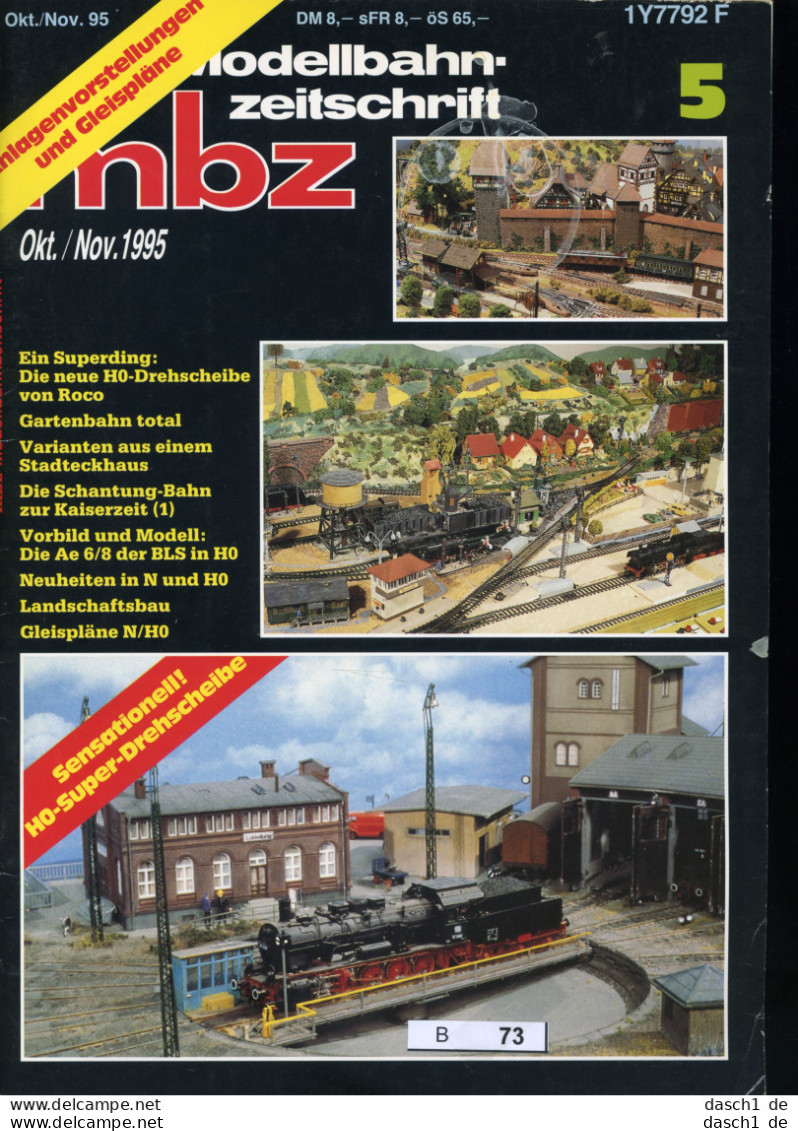 Mbz, Modellbahnzeitschrift, Ausgabe 10/11-1995, B-073 - Alemania