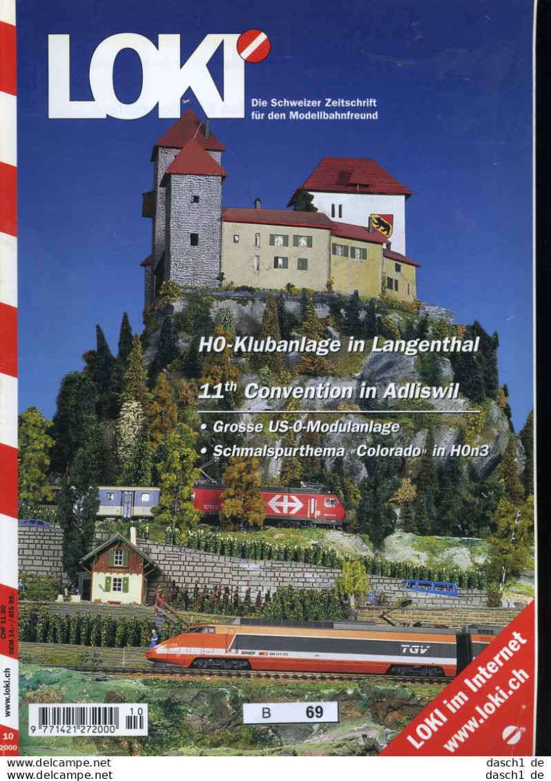 LOKI Schweizer Zeitschrift . Modellbahnfreund, Ausgabe 10-2000, B-069 - Allemand