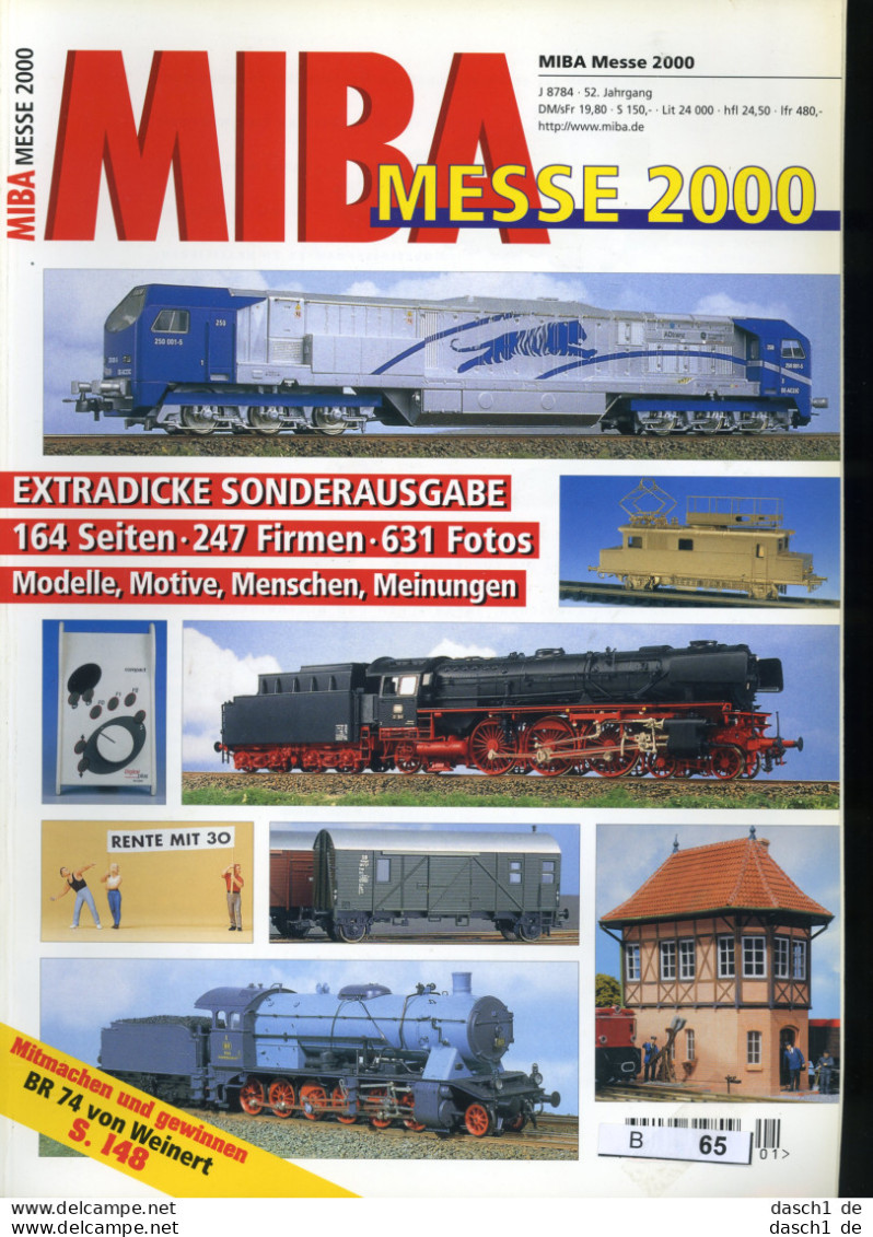 MIBA Miniaturbahnen - Messe 2000, Sonderausgabe, B-065 - German