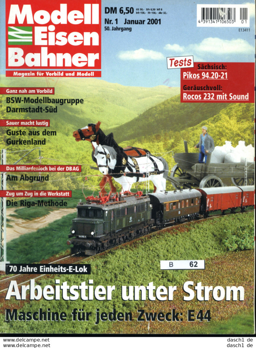 Modell Eisen Bahner Ausgabe 01-2001, B-062 - Deutsch