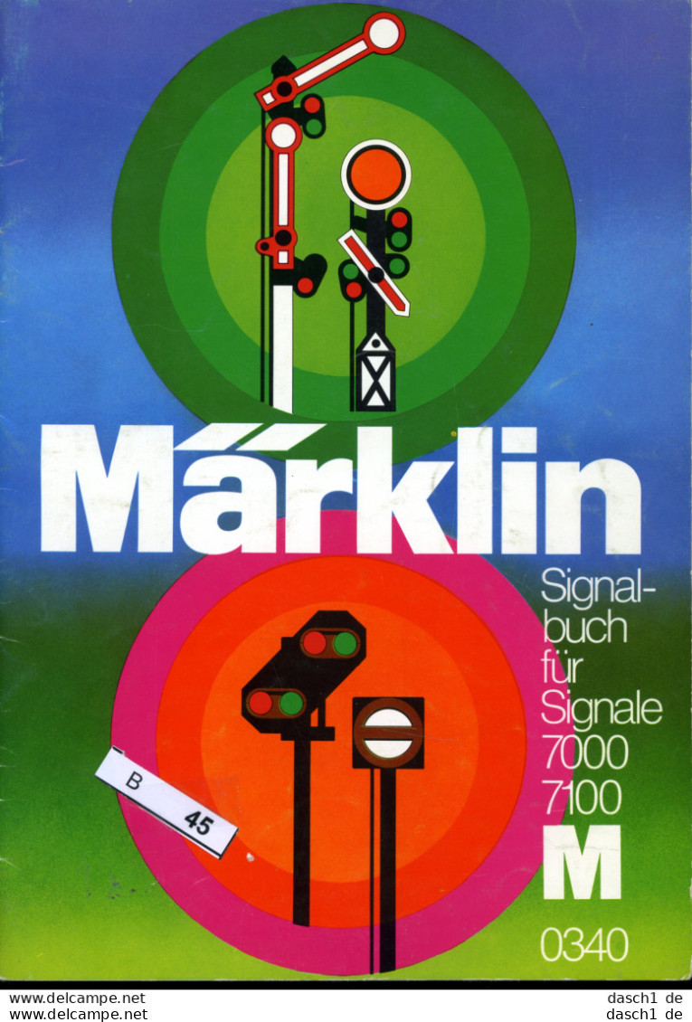 Märklin Signalbuch Für Signale 700 U.a., B-045 - Spielzeug & Modellbau