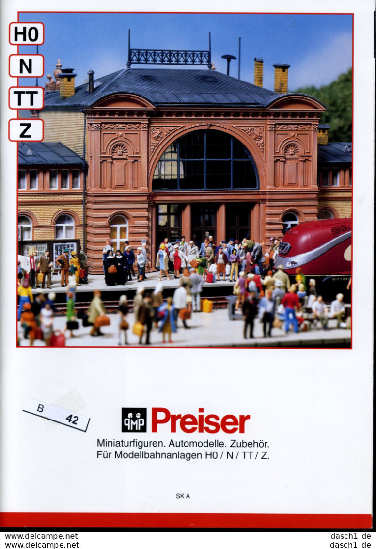 Preiser Zubehörkatalog, B-042 - Jouets & Miniatures