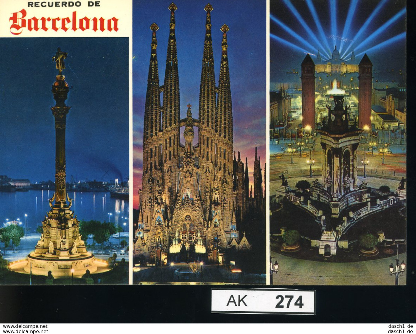 AK274, AK Nicht Gelaufen, Barcelona, Innenstadt Um 1975, Spanien - Barcelona