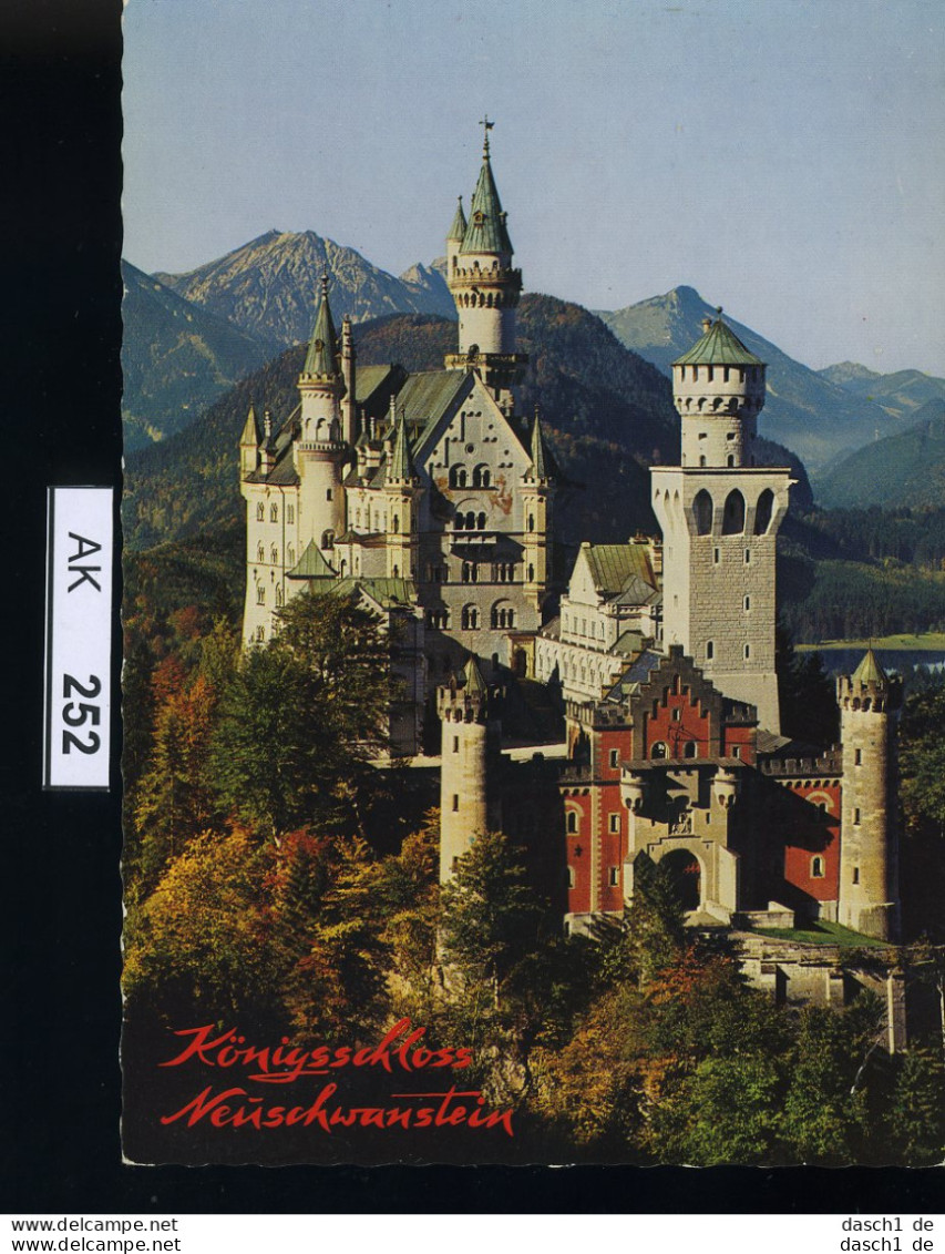 AK252, AK Nicht Gelaufen, Königsschloß  Neuschwanstein, Um 1970, Bayern - Fuessen