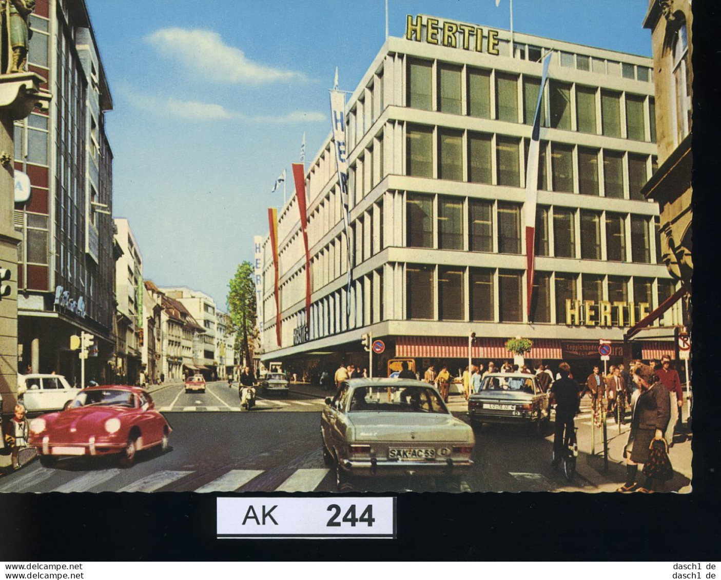 AK244, AK Nicht Gelaufen, Lörrach Um 1970, Innenstadt - Lörrach