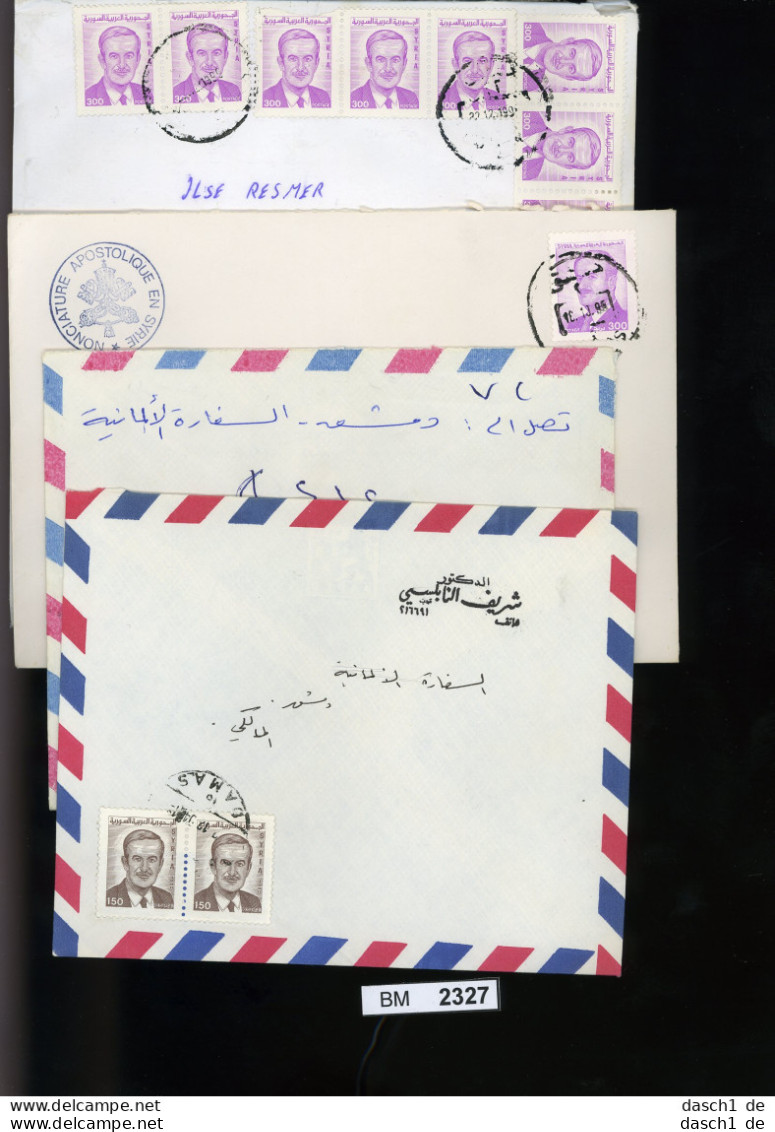 BM2327, Syrien, O, 4 Echt Gelaufene Briefe, Geschäftspost - Syrien