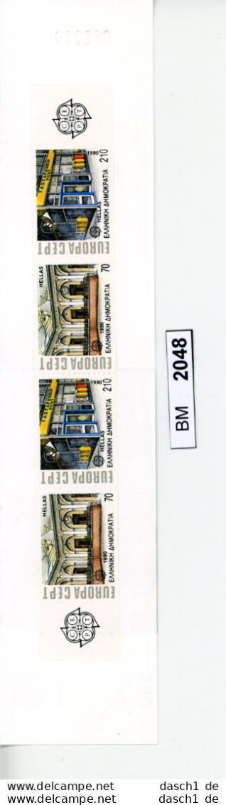 BM 2048, Griechenland, Xx, MH 13, Europa 1990 - Carnets