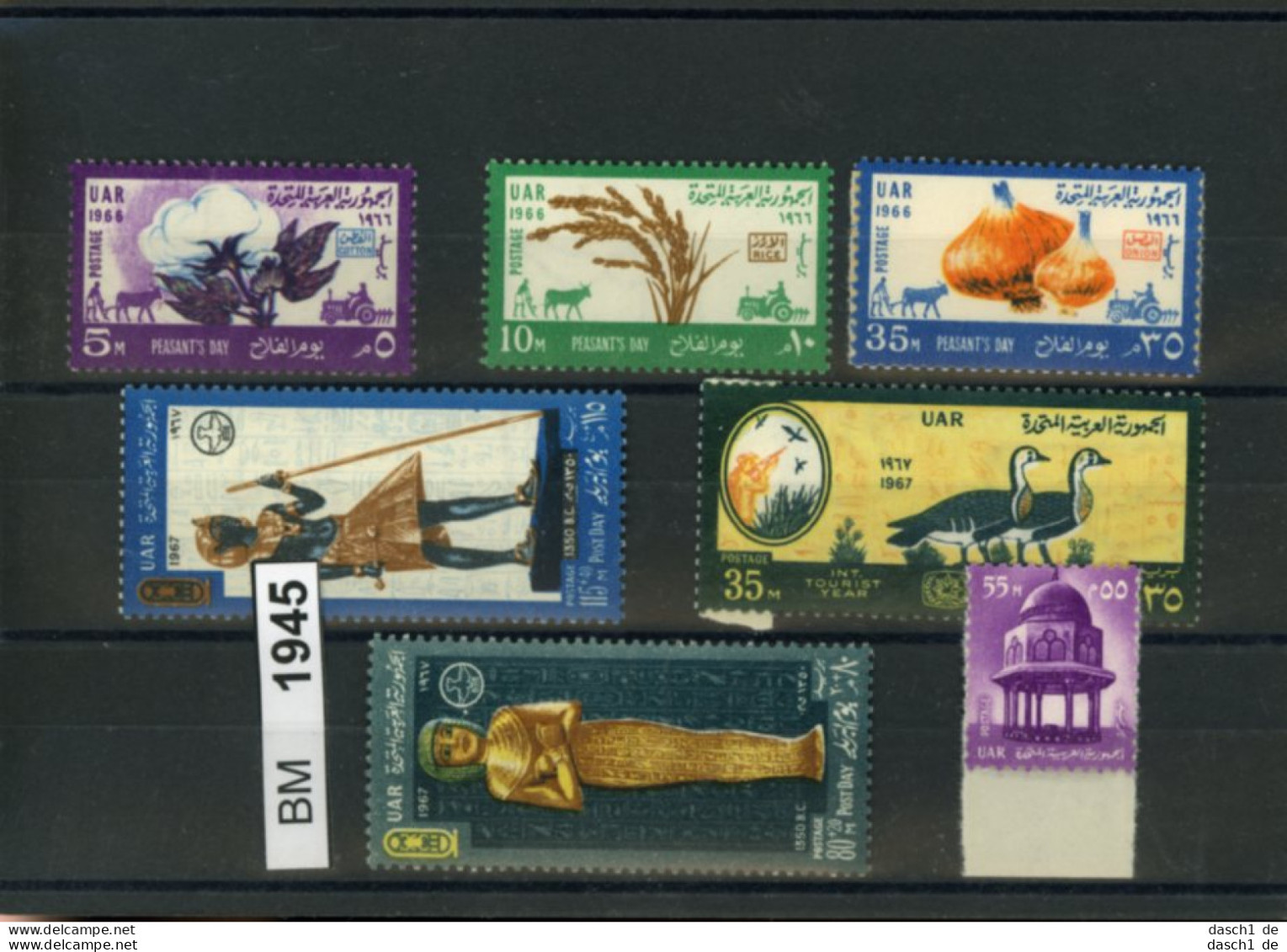 Ägypten, Xx, Konvolut Auf A6-Karte 308-310, Aus 1966-1967 U.a. - Unused Stamps