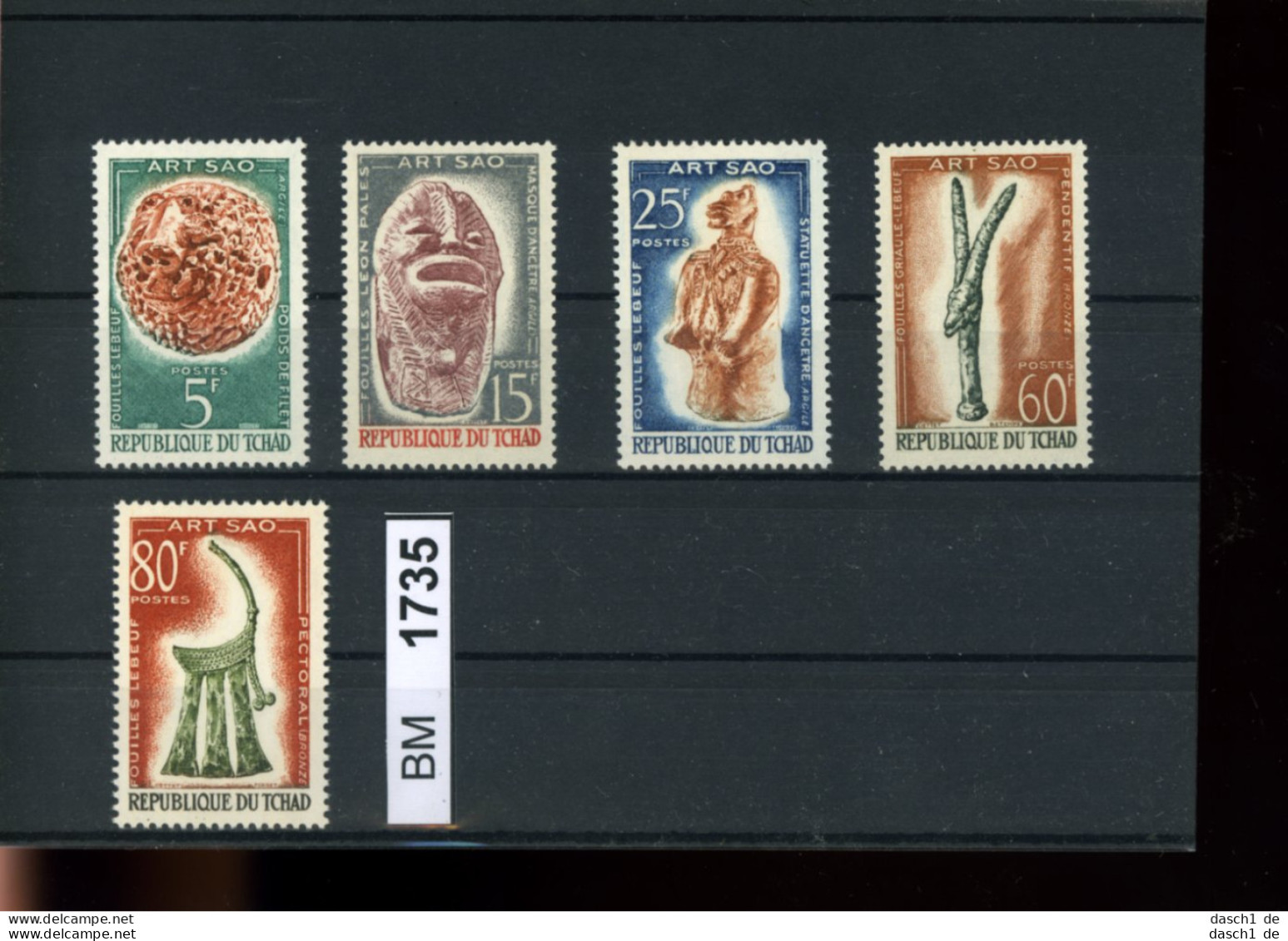 BM1735, Tschad, Xx, 1963, 101-05, Archäologie, Kultur, Denkmal - Arqueología