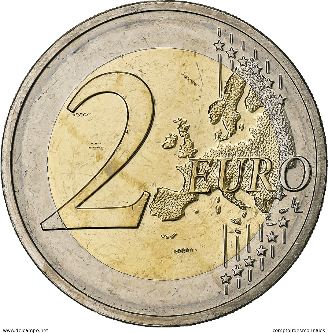 Malte, 2 Euro, Drapeau Européen, 2015, SPL, Bimétallique - Malta