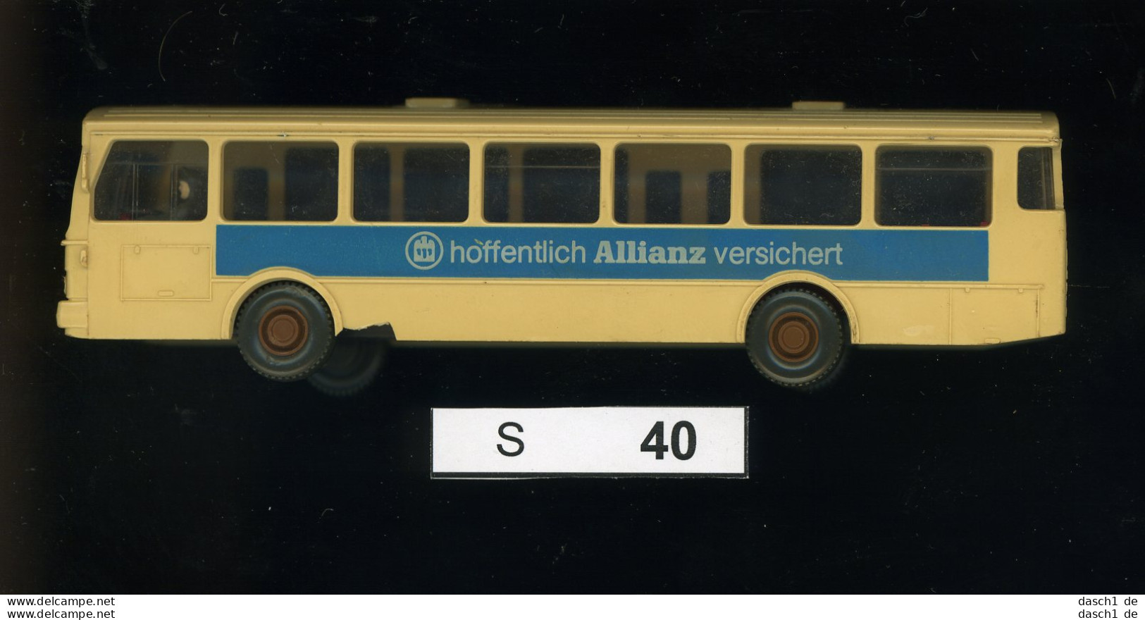 S040, 1:87, Wiking, Mercedes Omnibus ALLIANZ; Modell 700 - Baanvoertuigen