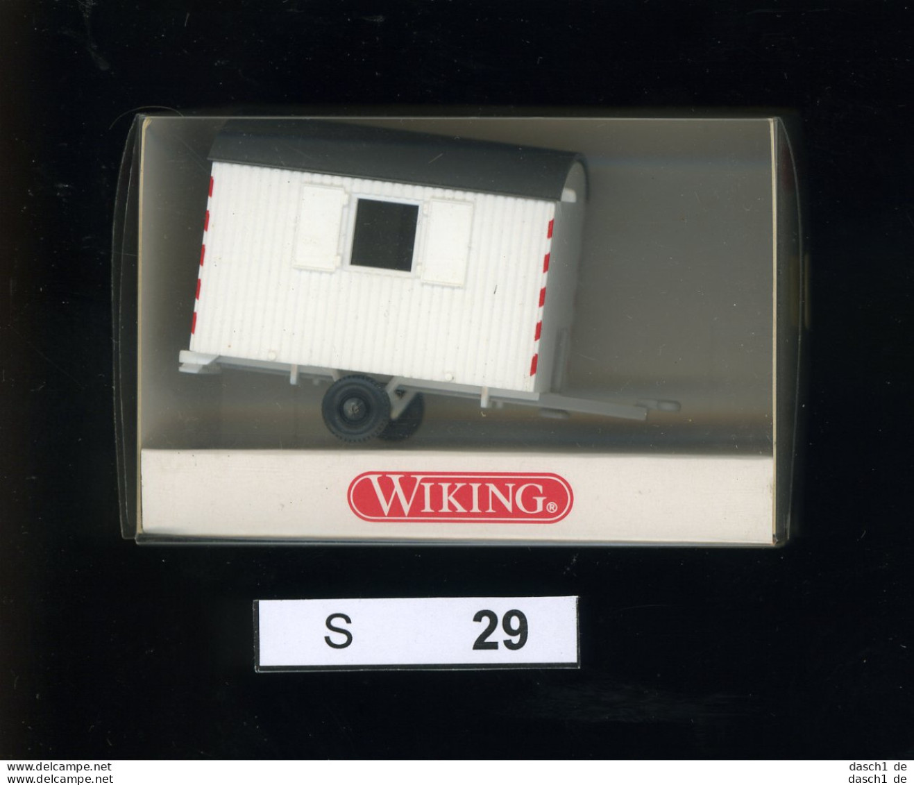 S029, 1:87, Wiking, Bauwagen, Modell 656 01 18 - Strassenfahrzeuge