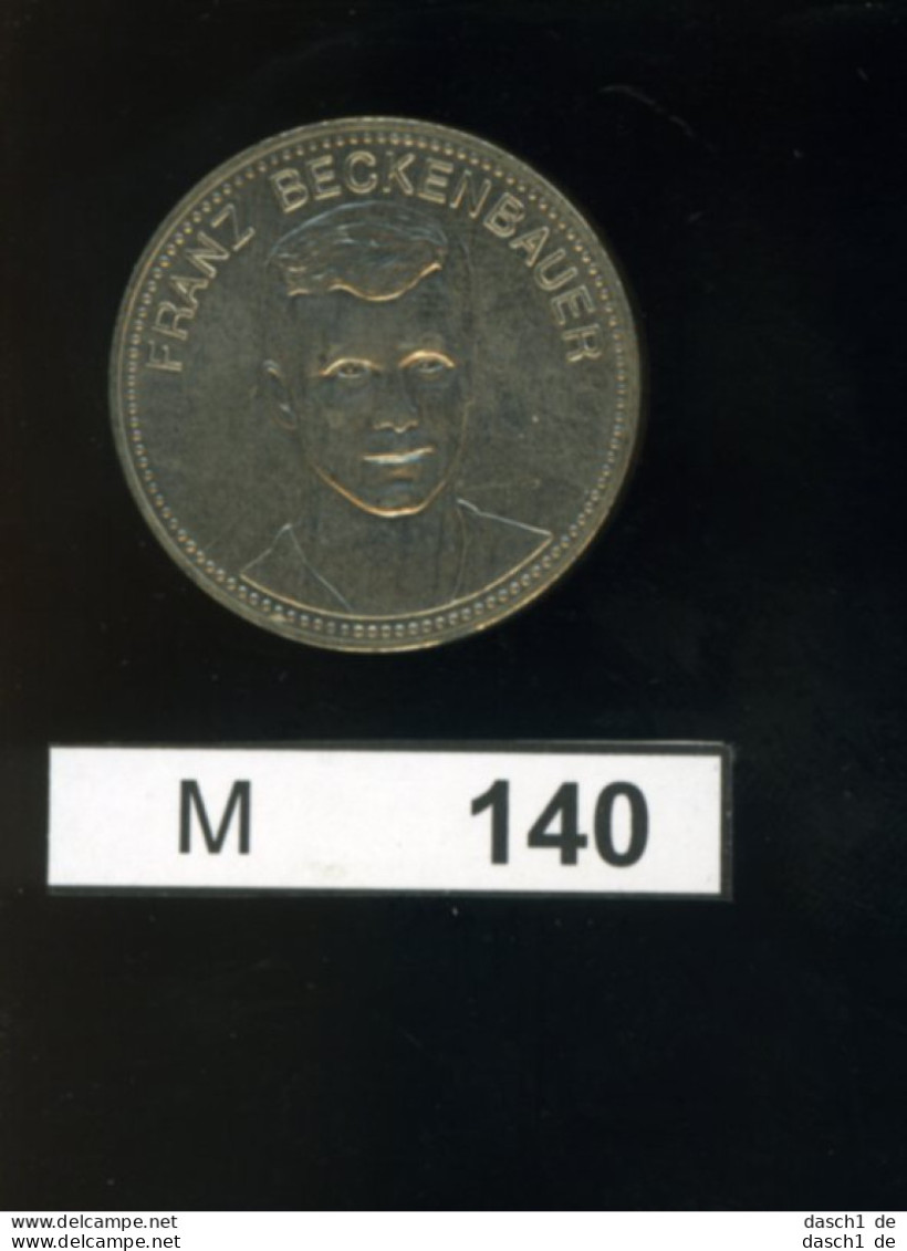 M140, WM Mexico 1970, Gedenkmünze Franz Beckenbauer - Pièces écrasées (Elongated Coins)