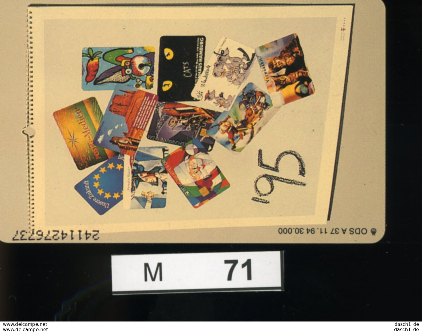 M071, Deutschland, TK, Standardkarte Telekom, 6 DM, 1994 - P & PD-Series : Guichet - D. Telekom