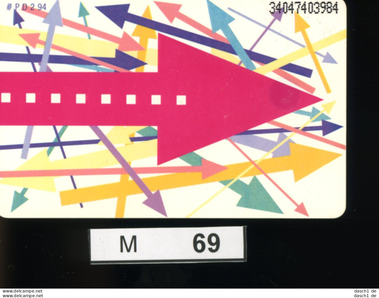 M069, Deutschland, TK, Standardkarte Telekom, 12 DM, 1994 - P & PD-Series : D. Telekom Till