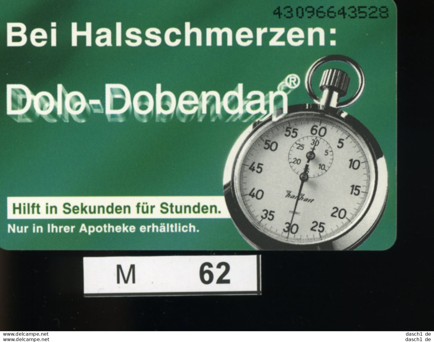 M062, Deutschland, TK, Sonderkarte Dolo-Dobendan, 12 DM, 1993 - K-Series : Série Clients