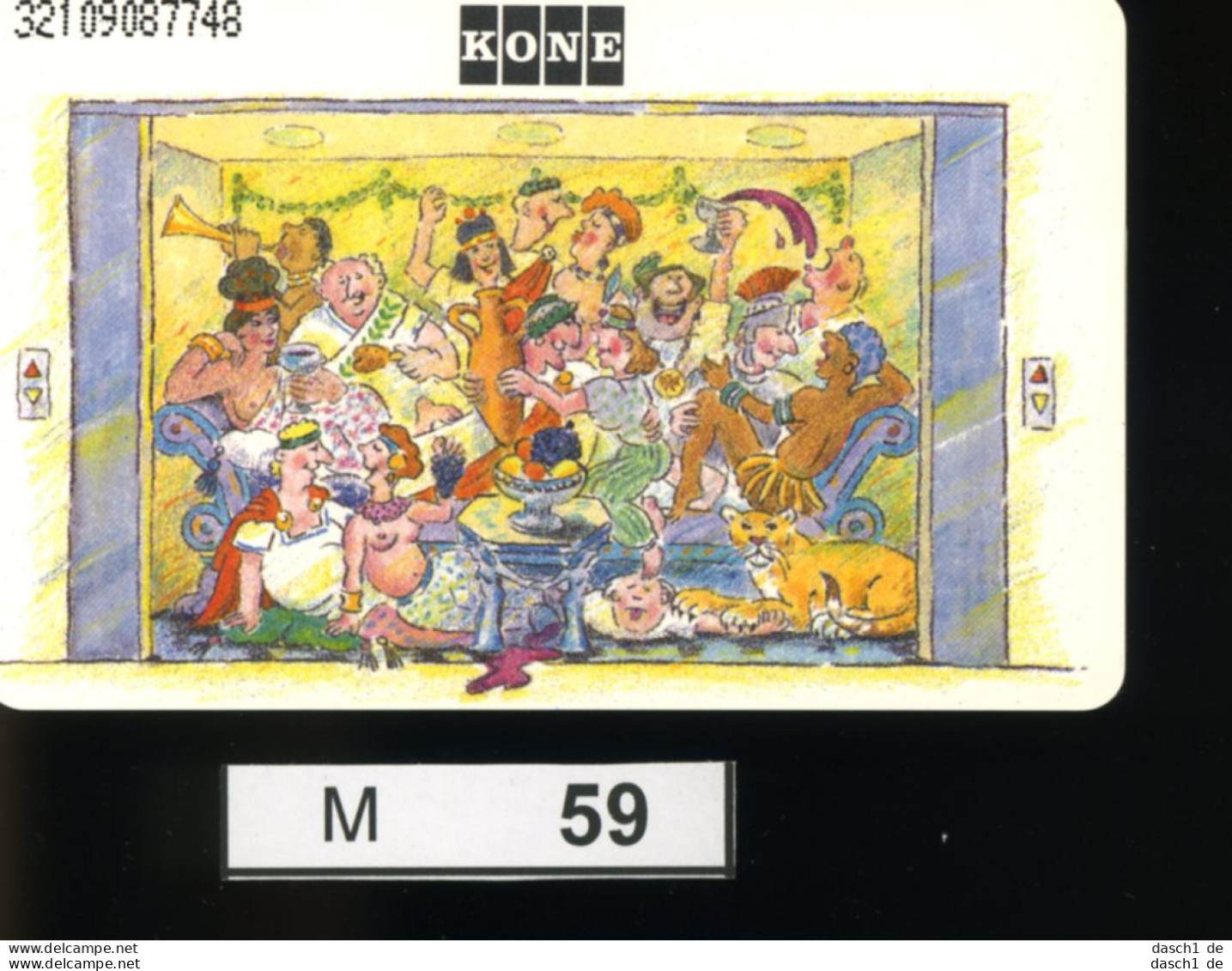 M059, Deutschland, TK, Sonderkarte Kone Aufzug, 12 DM, 1992 - K-Series: Kundenserie
