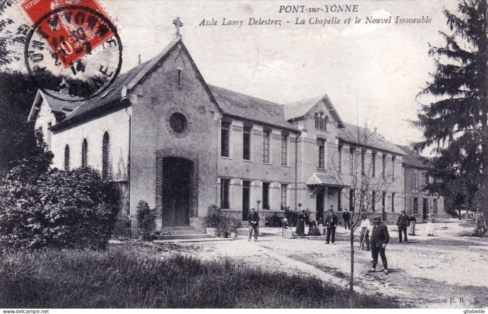 89 - Yonne - PONT Sur YONNE - Asile Lamy Delestrez - La Chapelle Et Le Nouvel Immeuble - Pont Sur Yonne