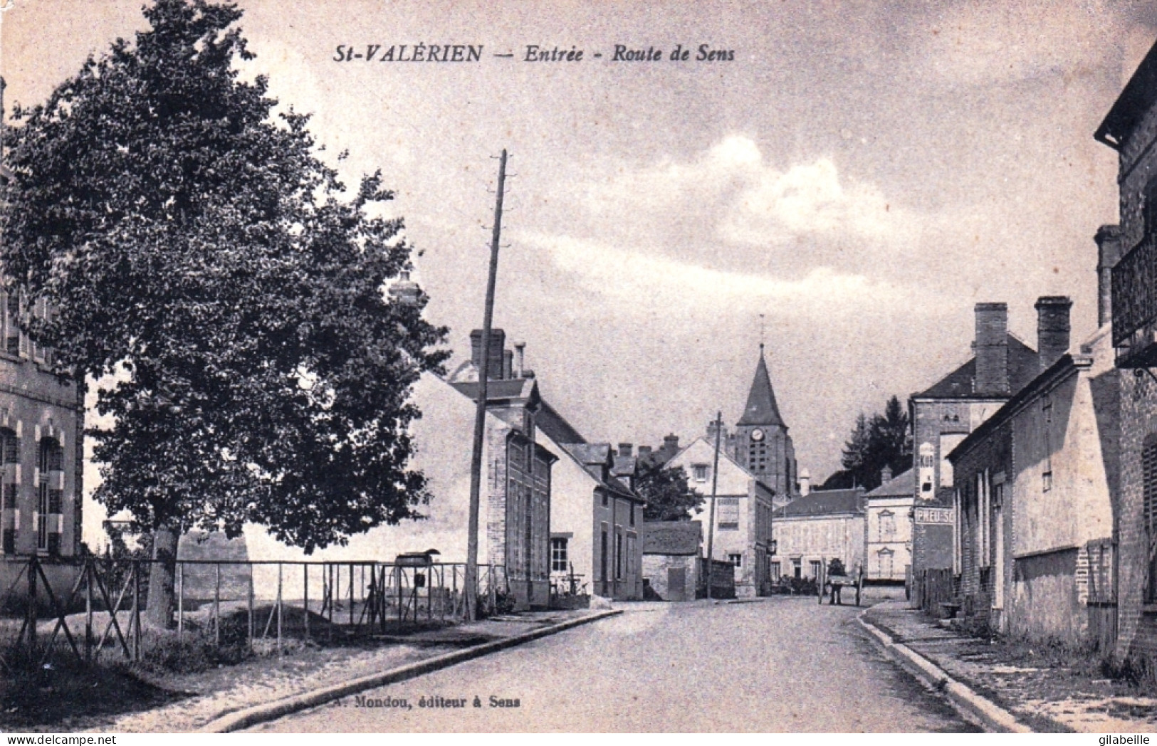 89 - Yonne - Saint Valerien - Entree - Route De Sens - Saint Valerien