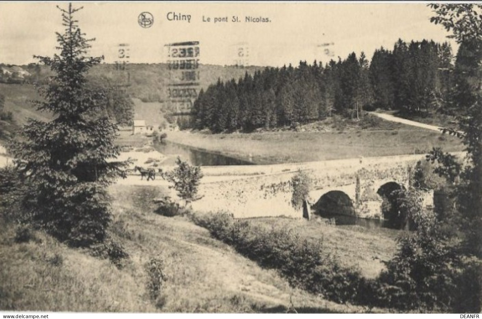 CHINY : Le Pont St. Nicolas. - Chiny