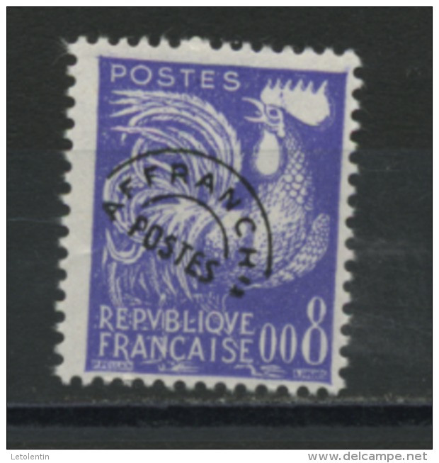 FRANCE -  PRÉOBLITÉRÉ - N° Yvert  119 ** - 1953-1960