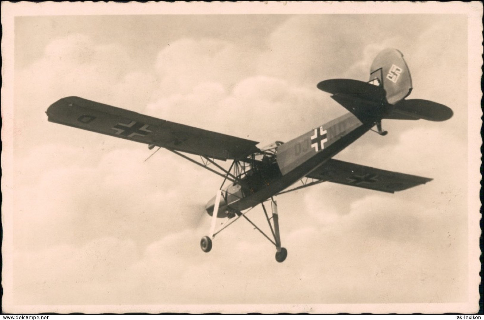 Ansichtskarte  Ein Fieseler Storch Im Abflug Luftwaffe Flugzeug 1941 - 1939-1945: 2nd War