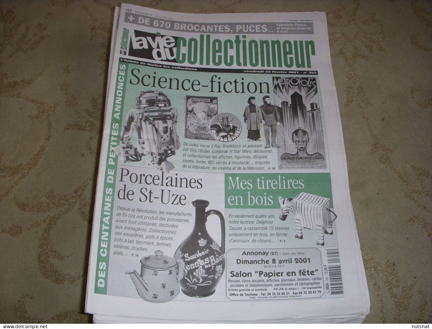 LVC VIE Du COLLECTIONNEUR 355 23.02.2001 SCIENCE FICTION TIRELIRE MYL FARMER  - Brocantes & Collections