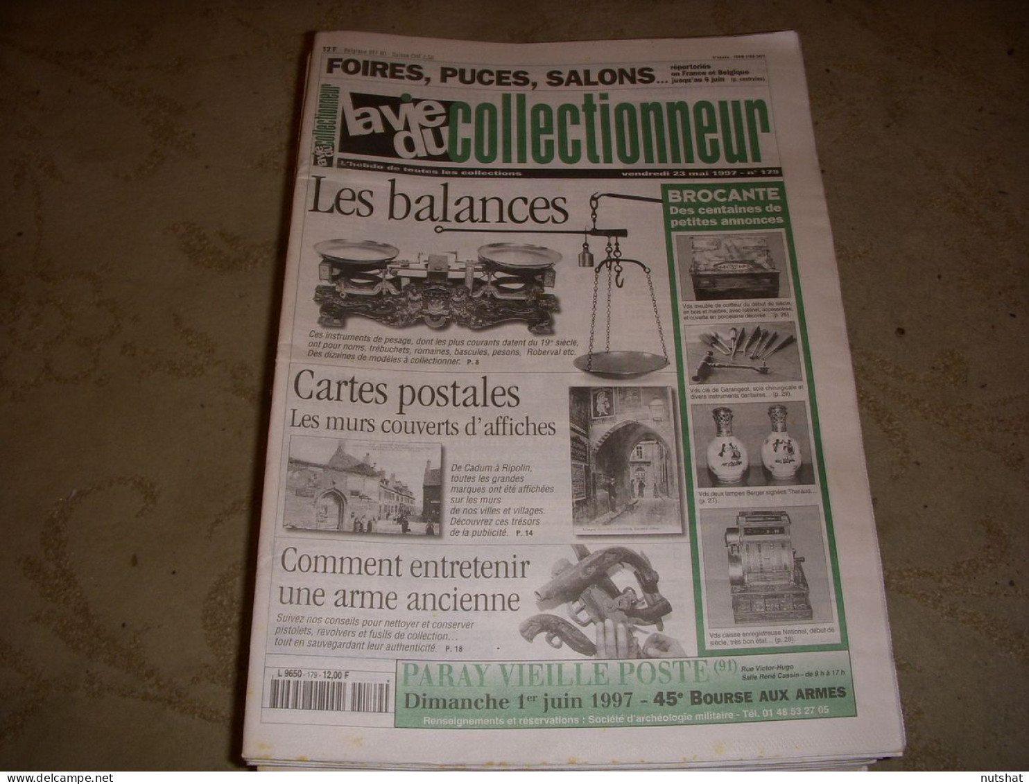 LVC VIE Du COLLECTIONNEUR 179 23.05.1997 BALANCES FIGURINE Avec ACCORDEON  - Brocantes & Collections