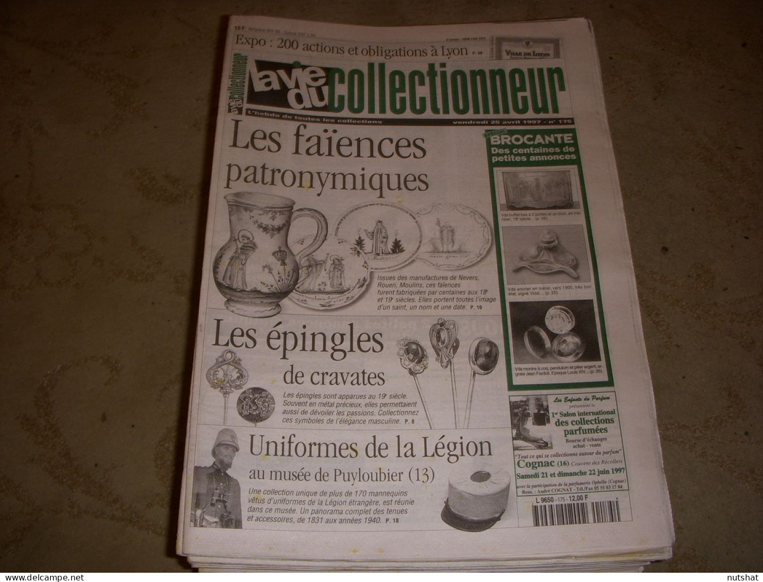 LVC VIE Du COLLECTIONNEUR 175 25.04.1997 FAIENCE EPINGLE CRAV UNIFORME LEGION  - Collectors