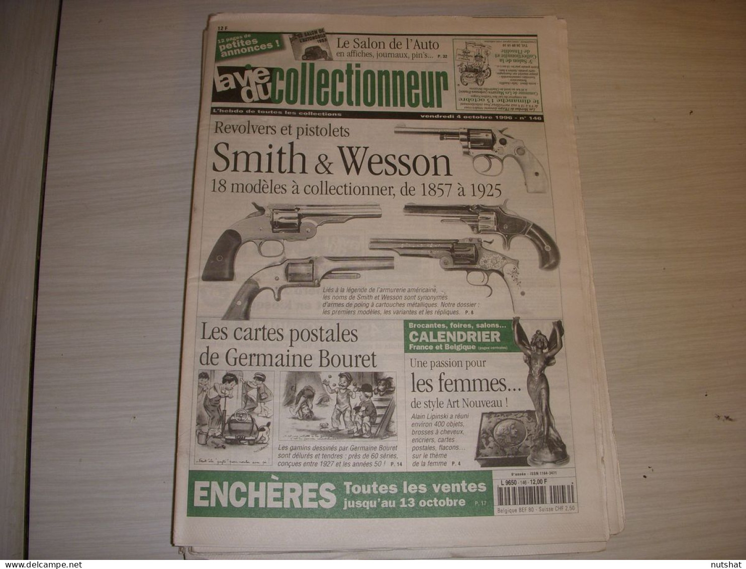 LVC VIE Du COLLECTIONNEUR 146 04.10.1996 SMITH & WESSON CP De GERMAINE BOURET  - Brocantes & Collections