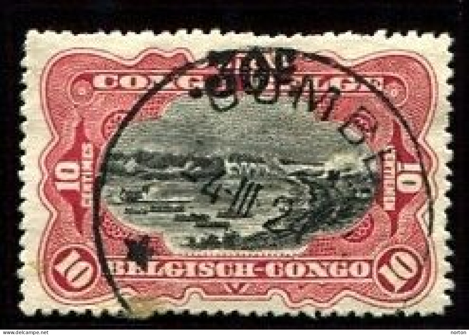 Congo Gombe Oblit. Keach 5D1-Dmyt Sur C.O.B. 98 Le 04/03/1924 - Usados