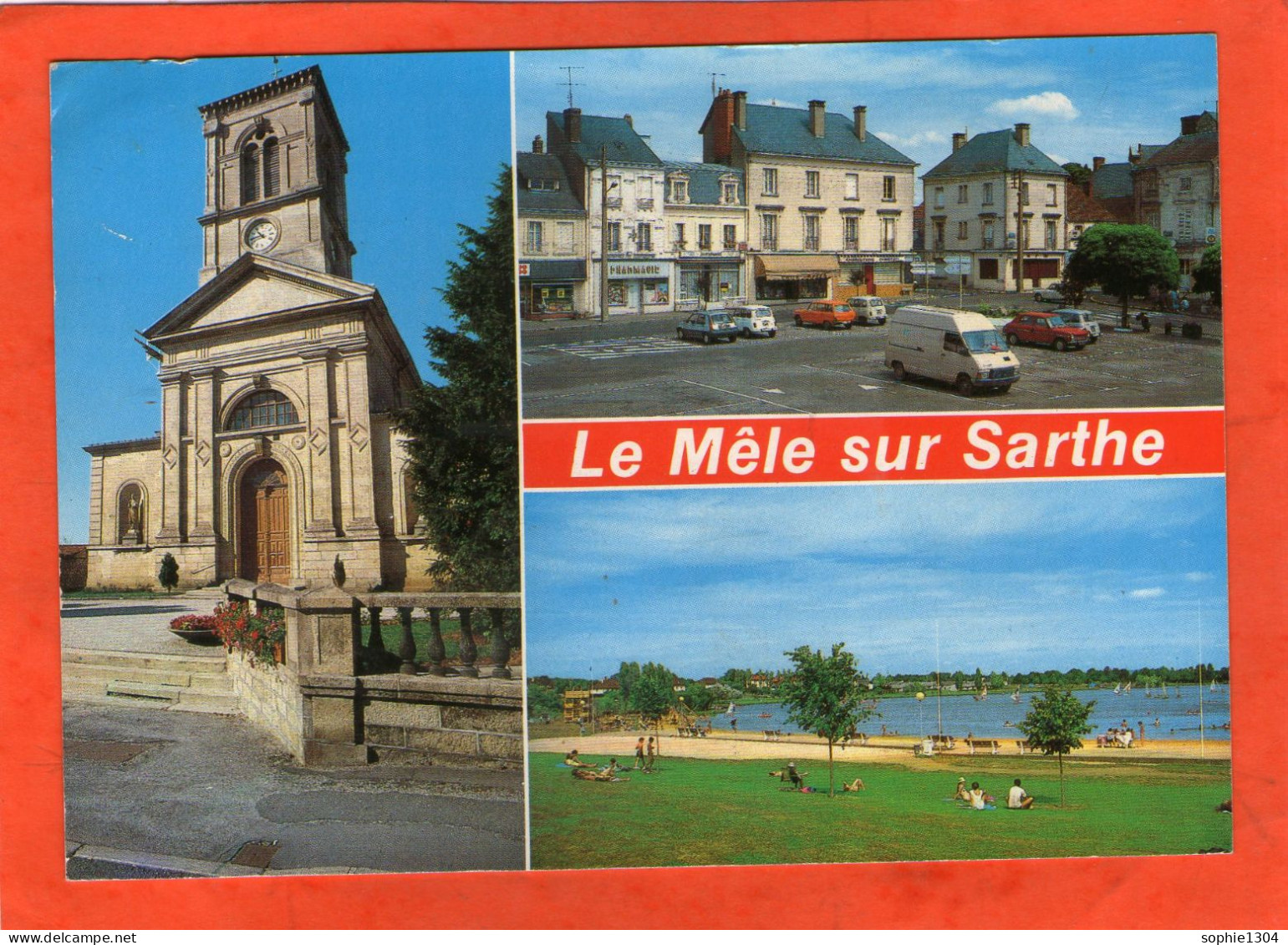 Le Mêle Sur Sarthe - Multi- Vues - (Vieilles Voitures Peugeot Renault..) - Le Mêle-sur-Sarthe