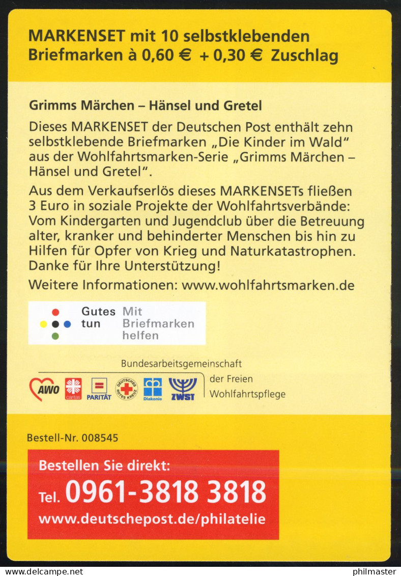 96 MH Grimms Märchen: Hänsel Und Gretel, Postfrisch - 2011-2020