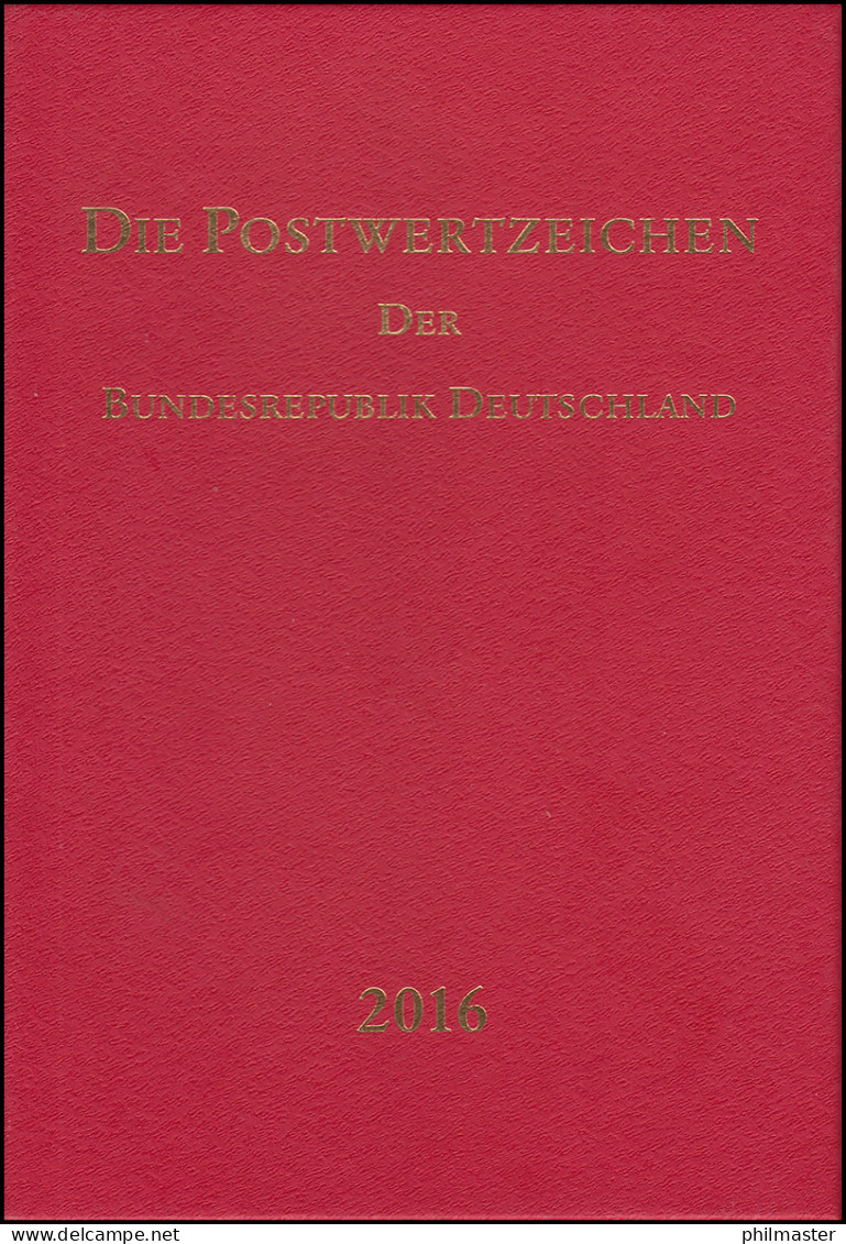 Jahrbuch Bund 2016, Postfrisch Komplett - Wie Von Der Post Verausgabt - Jahressammlungen