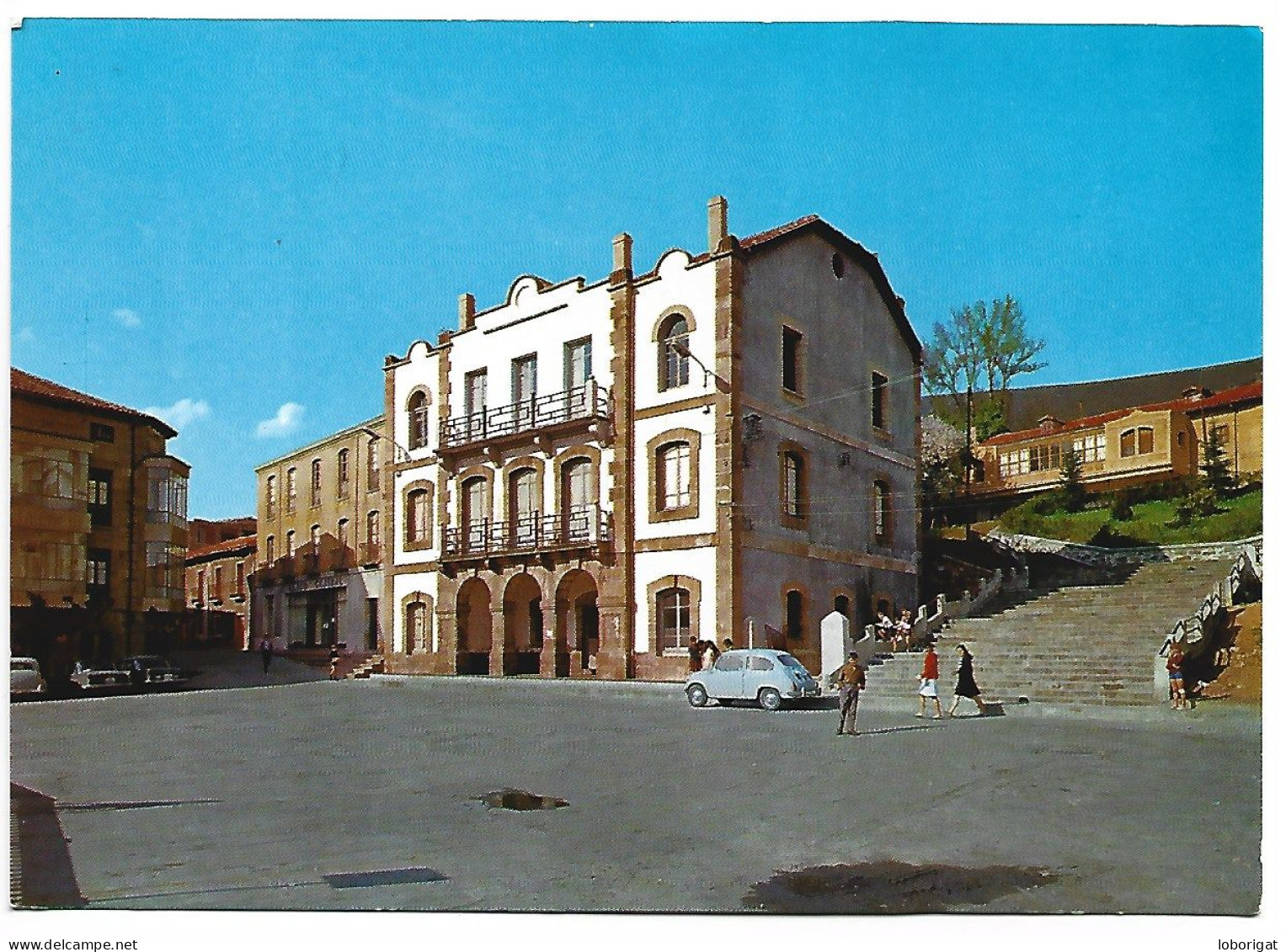 PLAZA DE ESPAÑA / SPAIN'S SQUARE.- BARRUELO DE SANTULLAN / PALENCIA.- ( ESPAÑA ) - Palencia