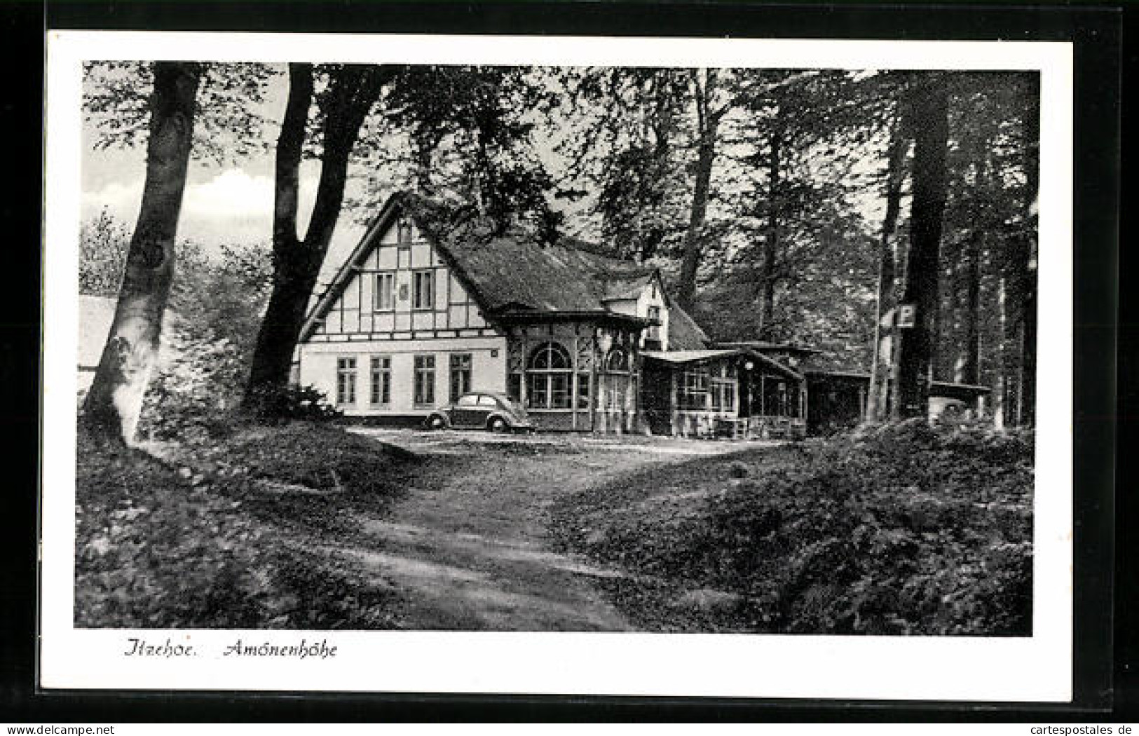 AK Itzehoe / Holst., Waldgaststätte Amönenhöhe  - Itzehoe