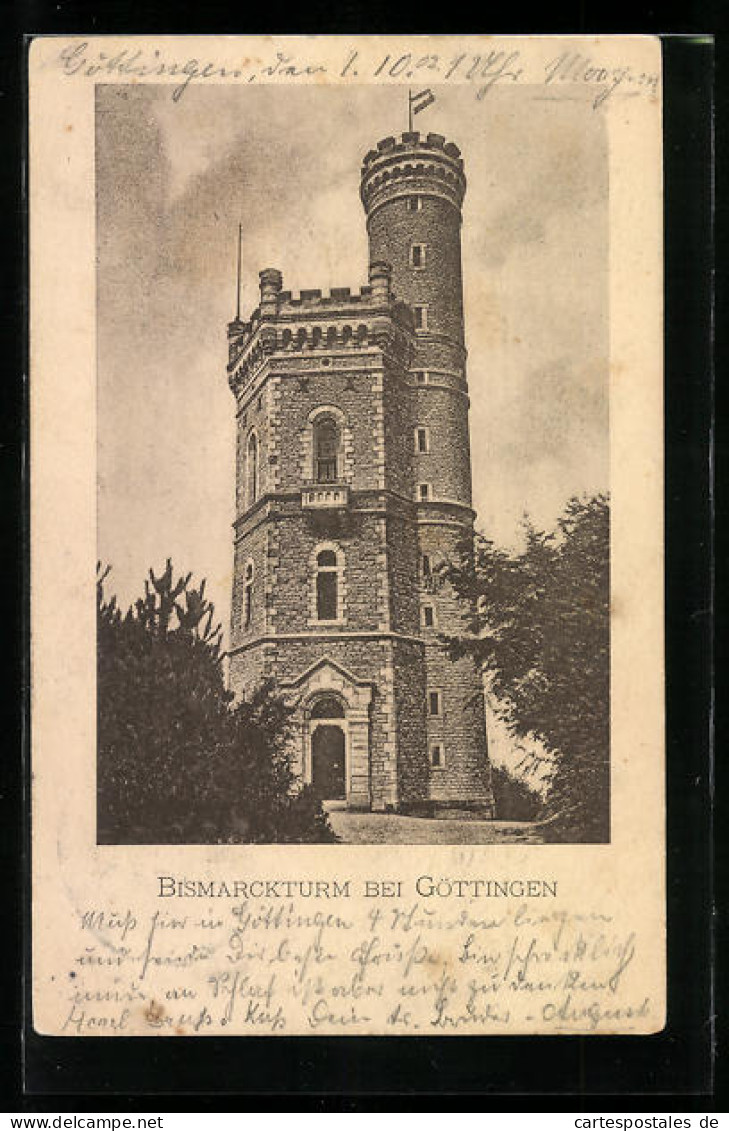 AK Göttingen, Bismarckturm  - Goettingen