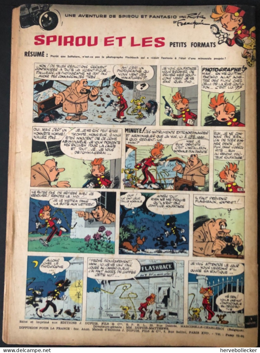 Spirou Hebdomadaire N° 1288 - 1962 - Spirou Magazine