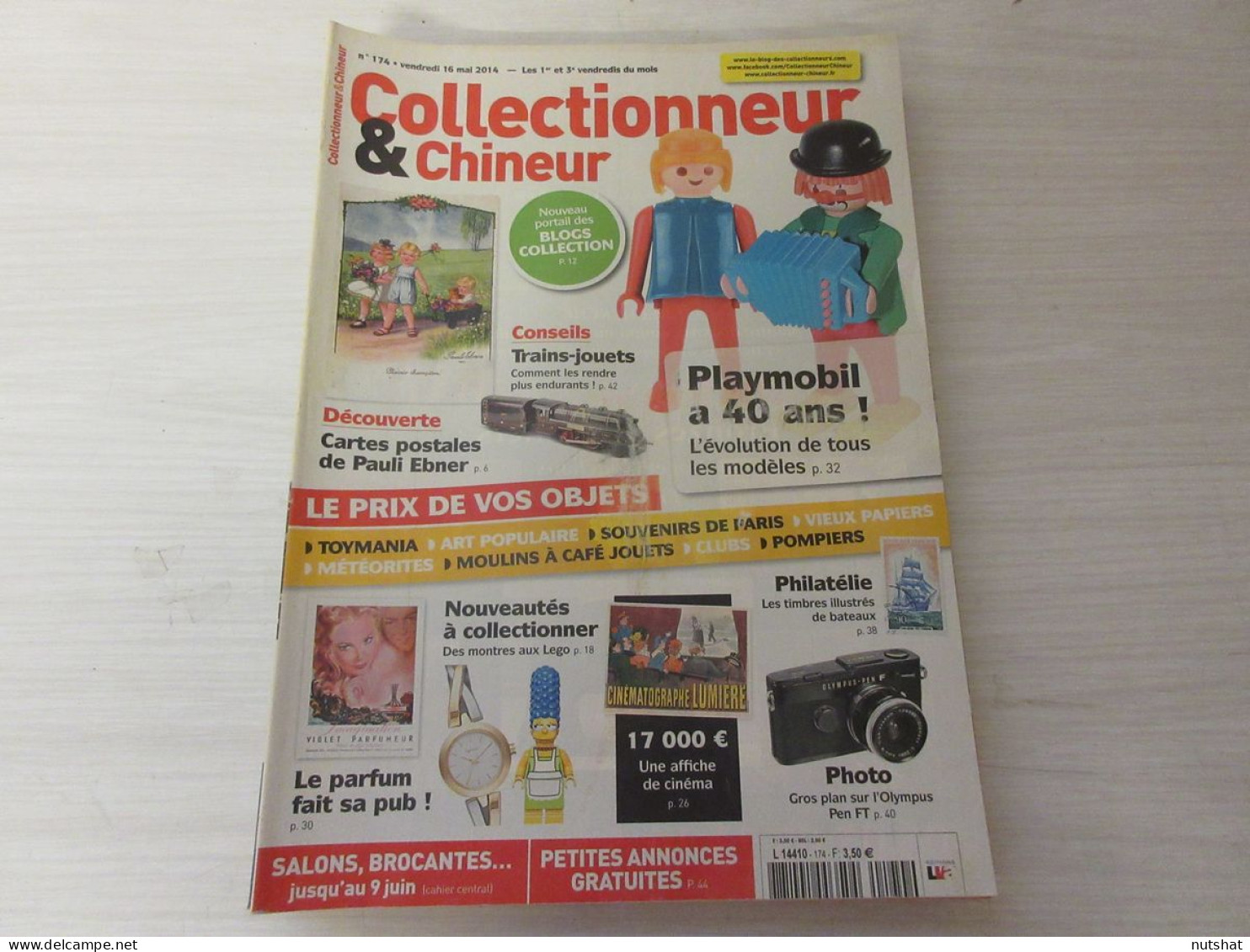 COLLECTIONNEUR CHINEUR 174 16.05.2014 PLAYMOBIL APPAREIL OLYMPUS MOULINS A CAFE  - Brocantes & Collections