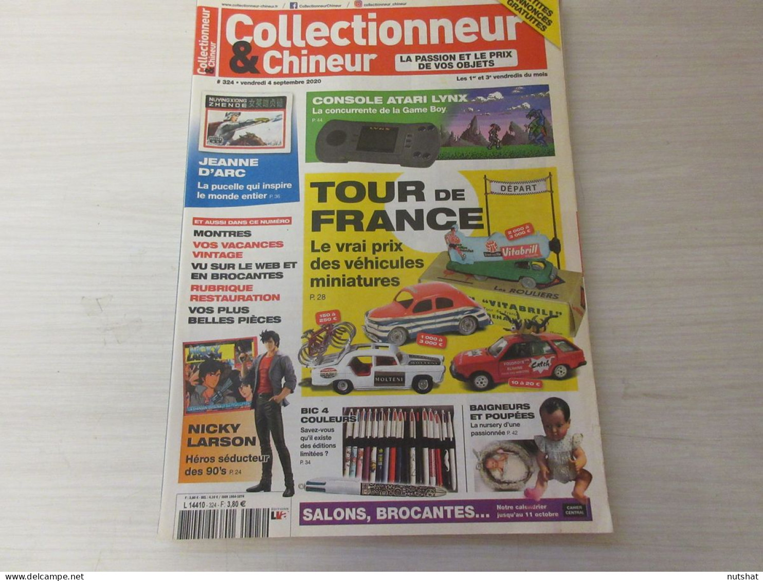 COLLECTIONNEUR CHINEUR 324 04.09.2020 Nicky LARSON VEHICULES TOUR De FRANCE      - Verzamelaars